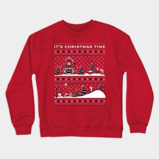 Ugly Christmas Sweater Tee Crewneck Sweatshirt